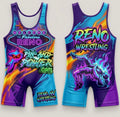 The "Neon City" Reno Wrestling Singlet by PIN and POWER