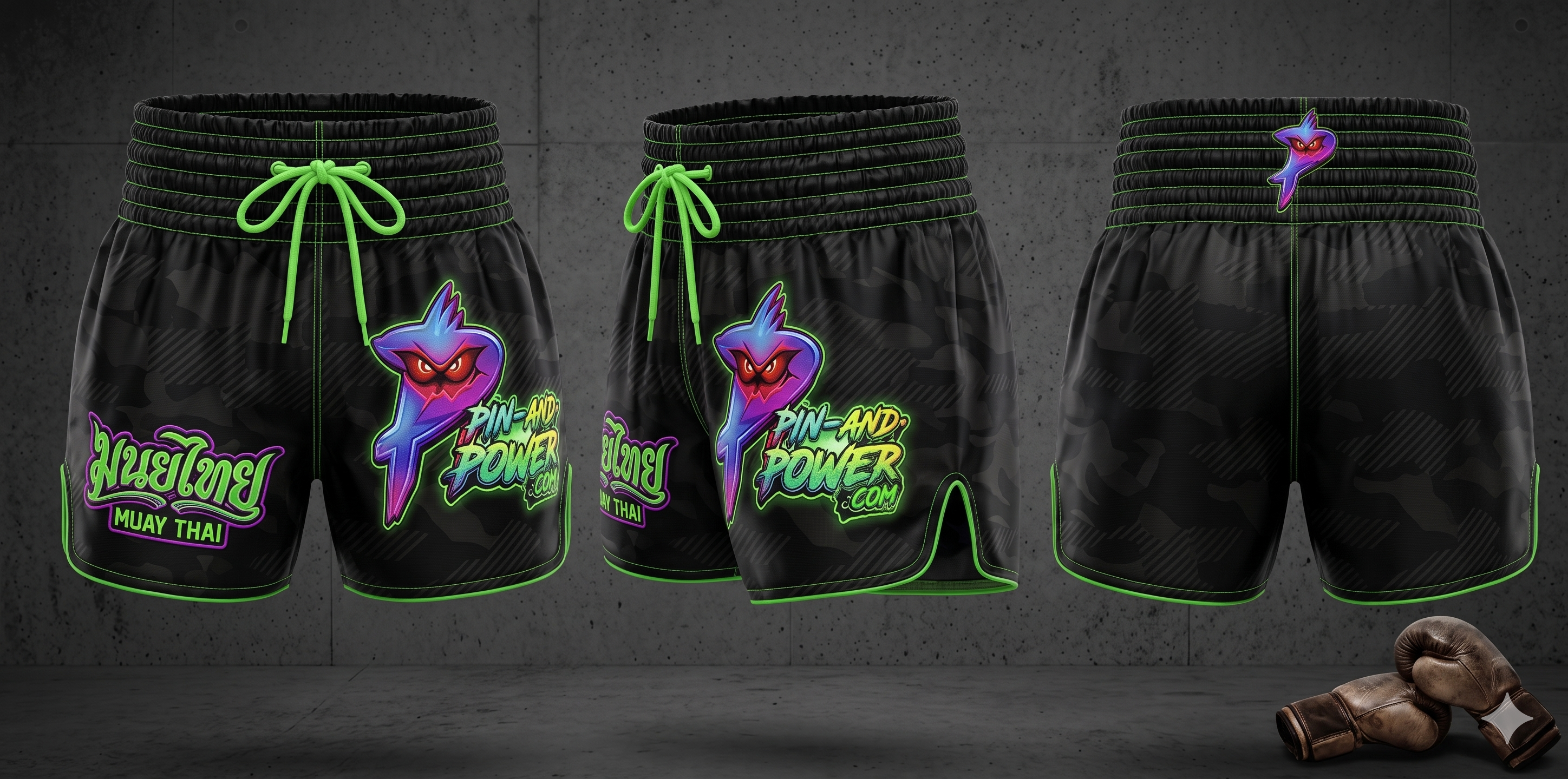 PIN and POWER™ Strike Series Muay Thai Shorts