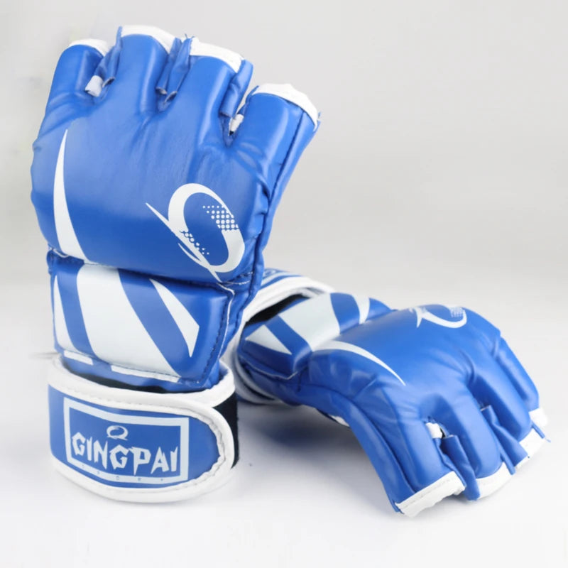 Hot Sale Pro Style MMA Gloves Half Finger Grappling Fighting Sparring Glove Training Kick Boxing Gloves Mix Martial Arts Gloves