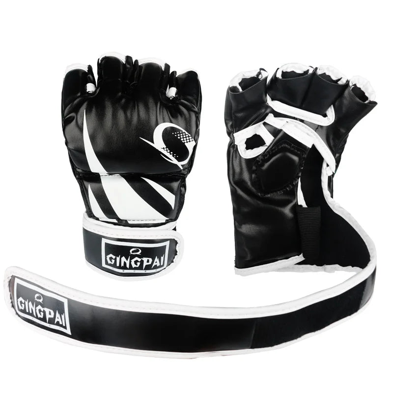 Hot Sale Pro Style MMA Gloves Half Finger Grappling Fighting Sparring Glove Training Kick Boxing Gloves Mix Martial Arts Gloves
