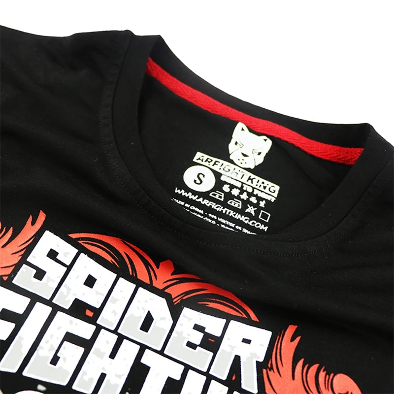 Mma Shirt Rashguard Men Tiger Dragon Muay Thai Jersey Cotton Kick Boxing Compression Muaythai T Shirt Fitness Boxeo BJJ Tee Tops