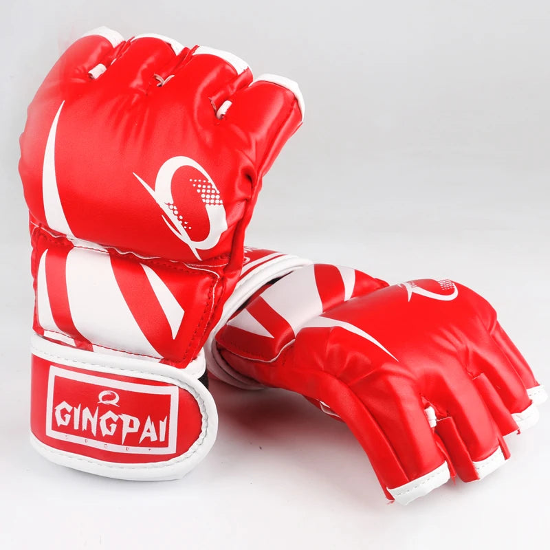 Hot Sale Pro Style MMA Gloves Half Finger Grappling Fighting Sparring Glove Training Kick Boxing Gloves Mix Martial Arts Gloves