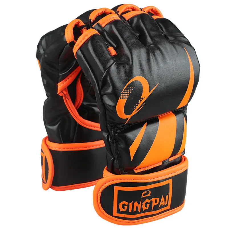 Hot Sale Pro Style MMA Gloves Half Finger Grappling Fighting Sparring Glove Training Kick Boxing Gloves Mix Martial Arts Gloves