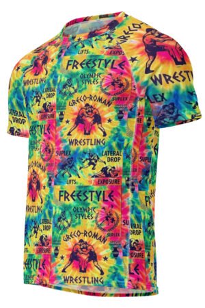 freestyle/greco tie dye rash guard